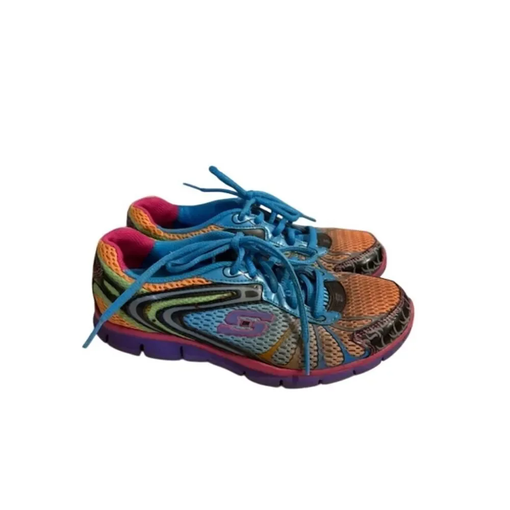 Skechers Flex Multicolor Mesh Sneakers 22241 Women's US 6 M
